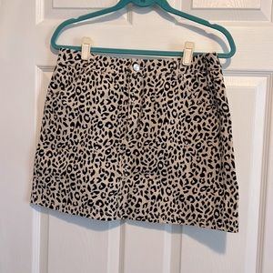 Leopard skirt
